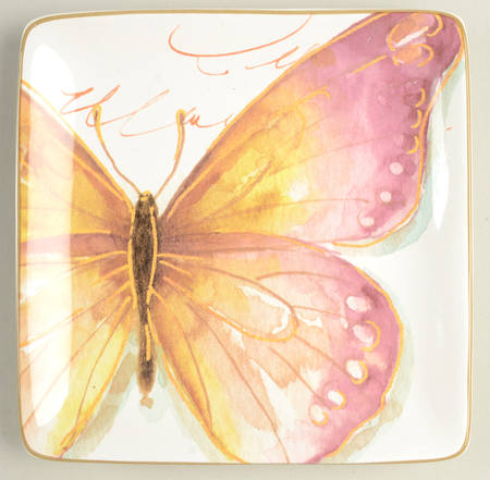 Rainbow Seeds Square Canape Plate