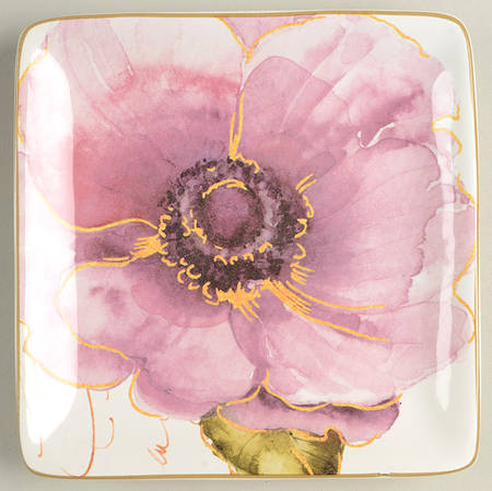 Rainbow Seeds Square Canape Plate