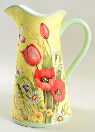 Floral Bouquet 96 Oz Pitcher