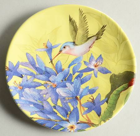Floral Bouquet Canape Plate