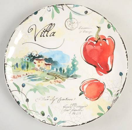 Villa Salad/Dessert Plate