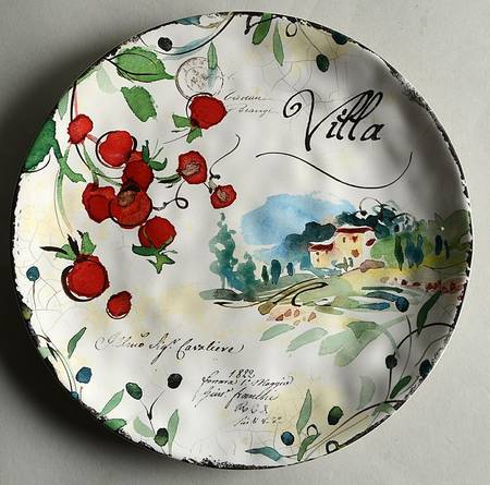 Villa Salad/Dessert Plate