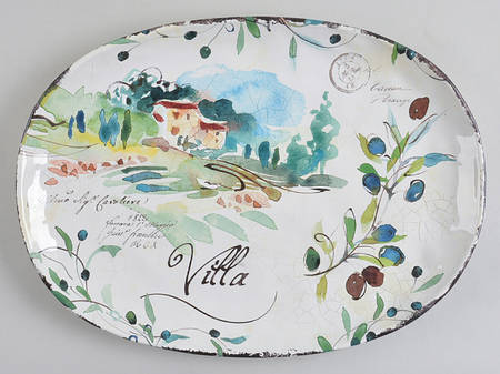 Villa 17" Oval Serving Platter