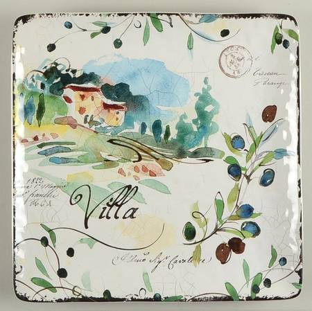 Villa 12" Square Serving Platter
