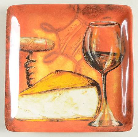 Private Reserve Square Canape Plate