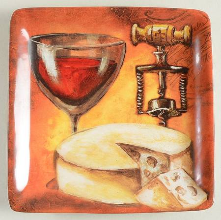 Private Reserve Square Canape Plate