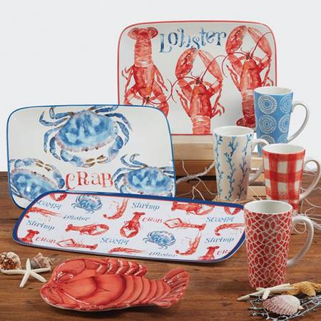 Beach House Kitchen 14" Rectangular Serving Platter