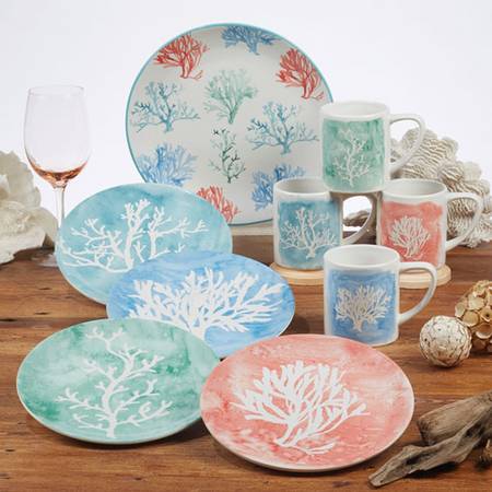 Water Coral Dinner Plate