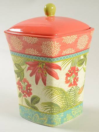 Tropics Small Canister & Lid