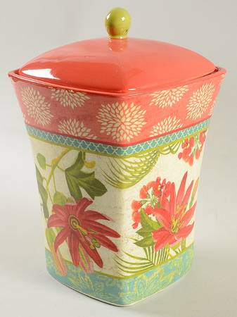 Tropics Large Canister & Lid