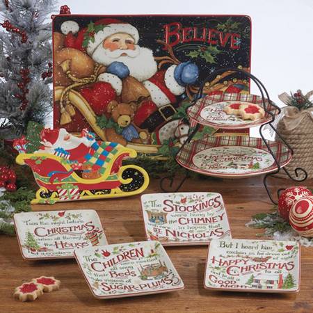 Night Before Christmas, The 16" Rectangular Serving Platter