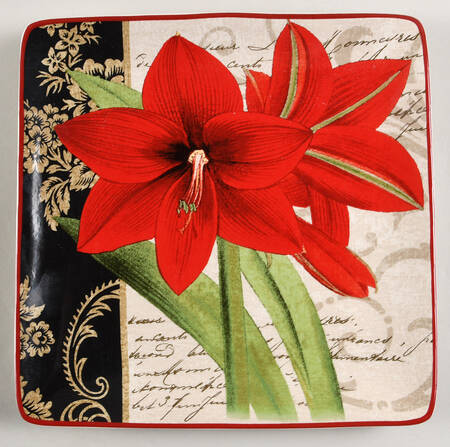 Highland Holiday Square Dinner Plate