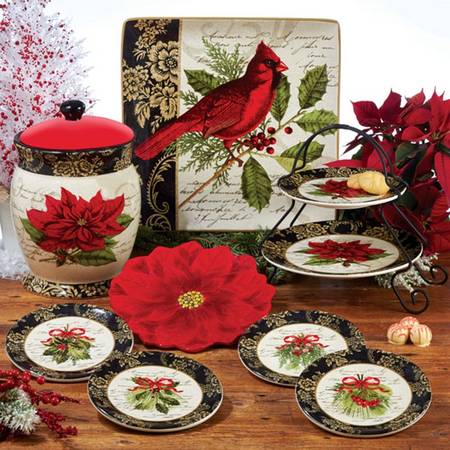 Highland Holiday 12" Square Serving Platter