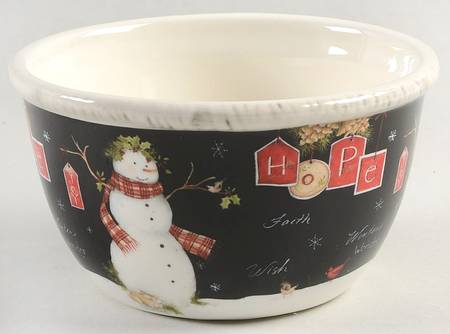 Woodland Christmas Individual Ice Cream Dish
