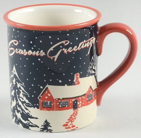 Retro Christmas Mug