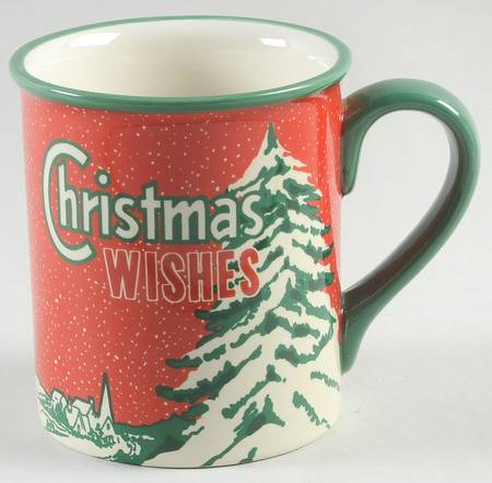Retro Christmas Mug