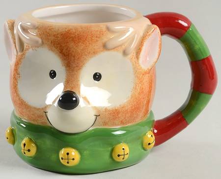 Christmas Fun Figural Mug