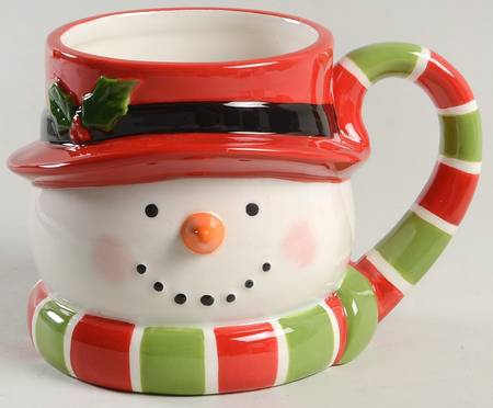 Christmas Fun Figural Mug