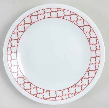 Crimson Trellis Bread & Butter Plate
