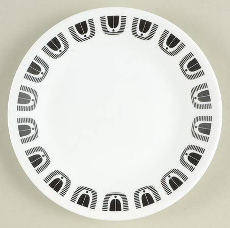 Black Night Bread & Butter Plate