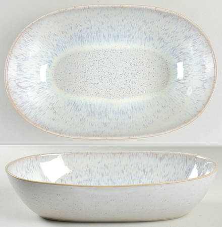 Ibiza Sand 12" Oval Serving Bowl