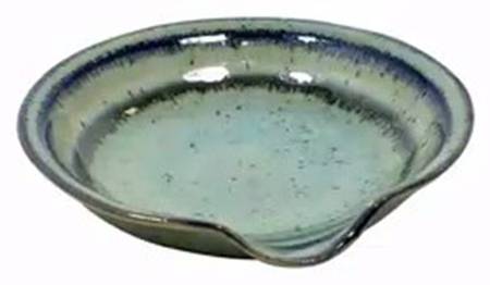 Sausalito Green Spoon Rest/Holder (Holds 1 Spoon)