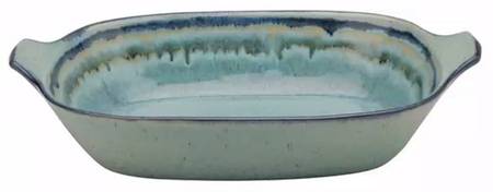 Sausalito Green 16" Rectangular Baker