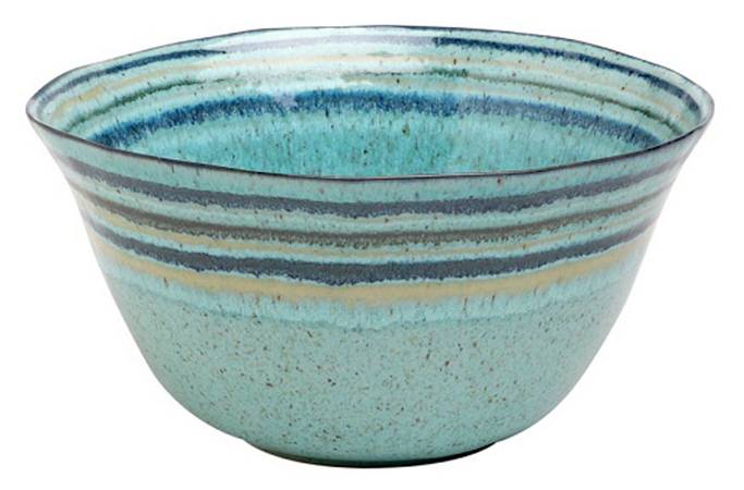 Sausalito Green 10" Round Serving Bowl