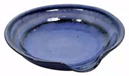 Sausalito Blue Spoon Rest/Holder (Holds 1 Spoon)