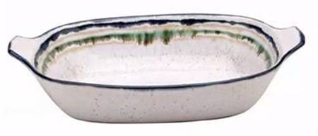 Sausalito White 16" Rectangular Baker