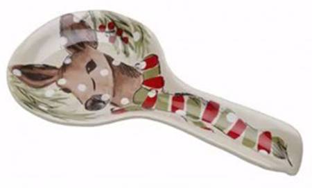 Deer Friends Spoon Rest/Holder (Holds 1 Spoon)