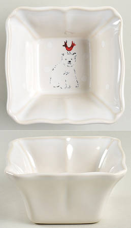Deer Friends Square Ramekin