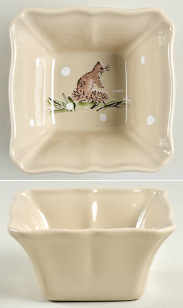 Deer Friends Square Ramekin