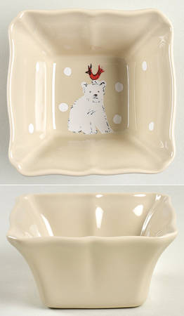 Deer Friends Square Ramekin