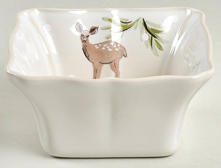 Deer Friends Individual Square Baker