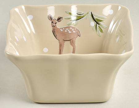 Deer Friends Individual Square Baker