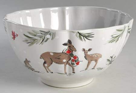 Deer Friends 10" Round Serving Bowl