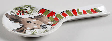 Deer Friends Spoon Rest/Holder (Holds 1 Spoon)