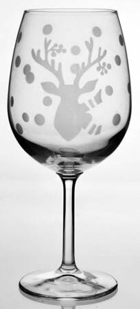 Deer Friends 16 Oz Glassware Wine