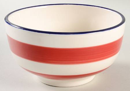 C9M7 Red Soup/Cereal Bowl
