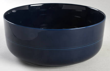 Hue Navy Blue 9" Round Serving Bowl
