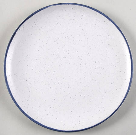 Lina Blue Stripe Salad Plate