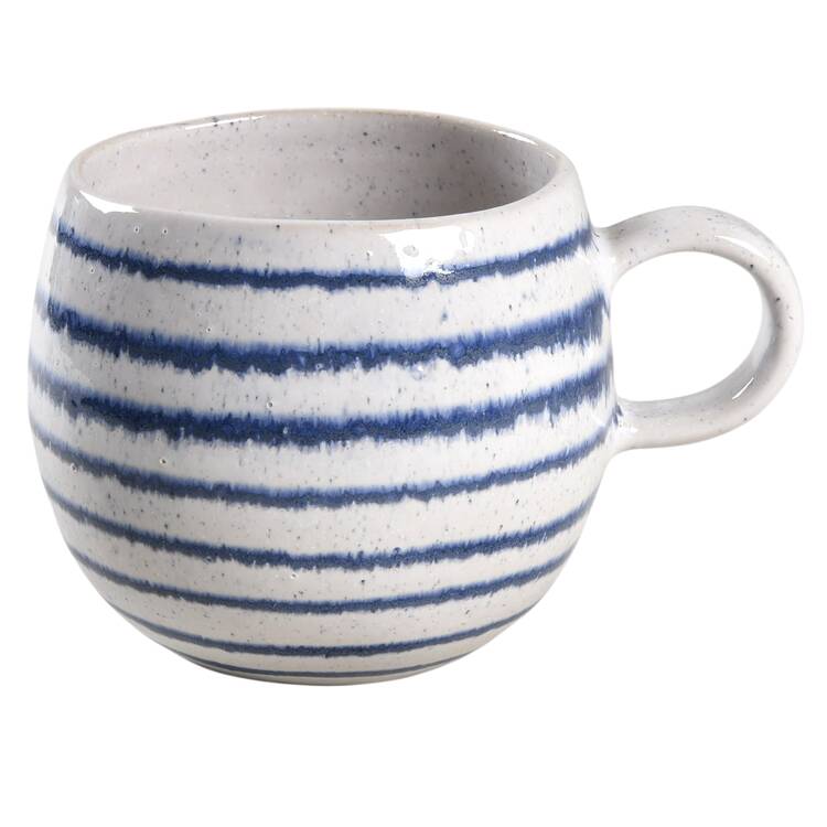 Lina Blue Stripe Mug