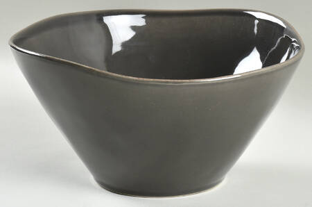 Marin Dark Grey 10" Round Serving Bowl