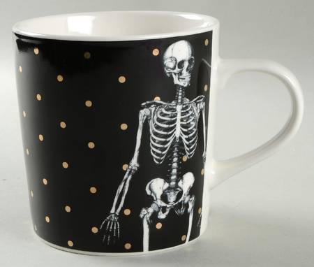 Skeleton (Gold Dots) Mug