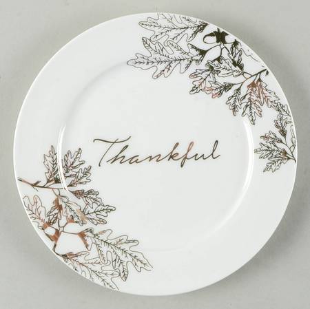 Thankful Salad Plate