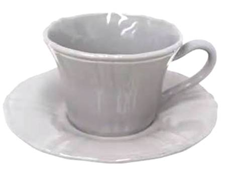 Village Flat Cup & Saucer Set