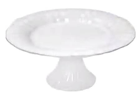 Village 10" Diameter Pedestal Cake Stand