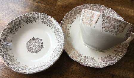 CAN308 Flat Cup & Saucer Set