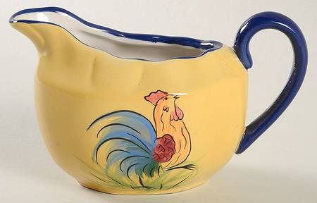 Rooster-Yellow Creamer